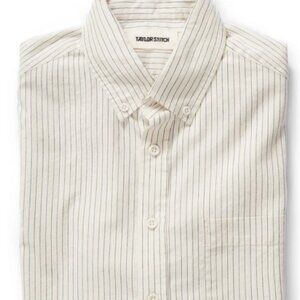 TAYLOR STITCH The Jack in Indigo Stripe M